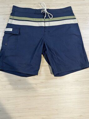 EUC Kanvas by Katin Heritage Collection Men's Board Shorts Swim Trunks 32 Blue